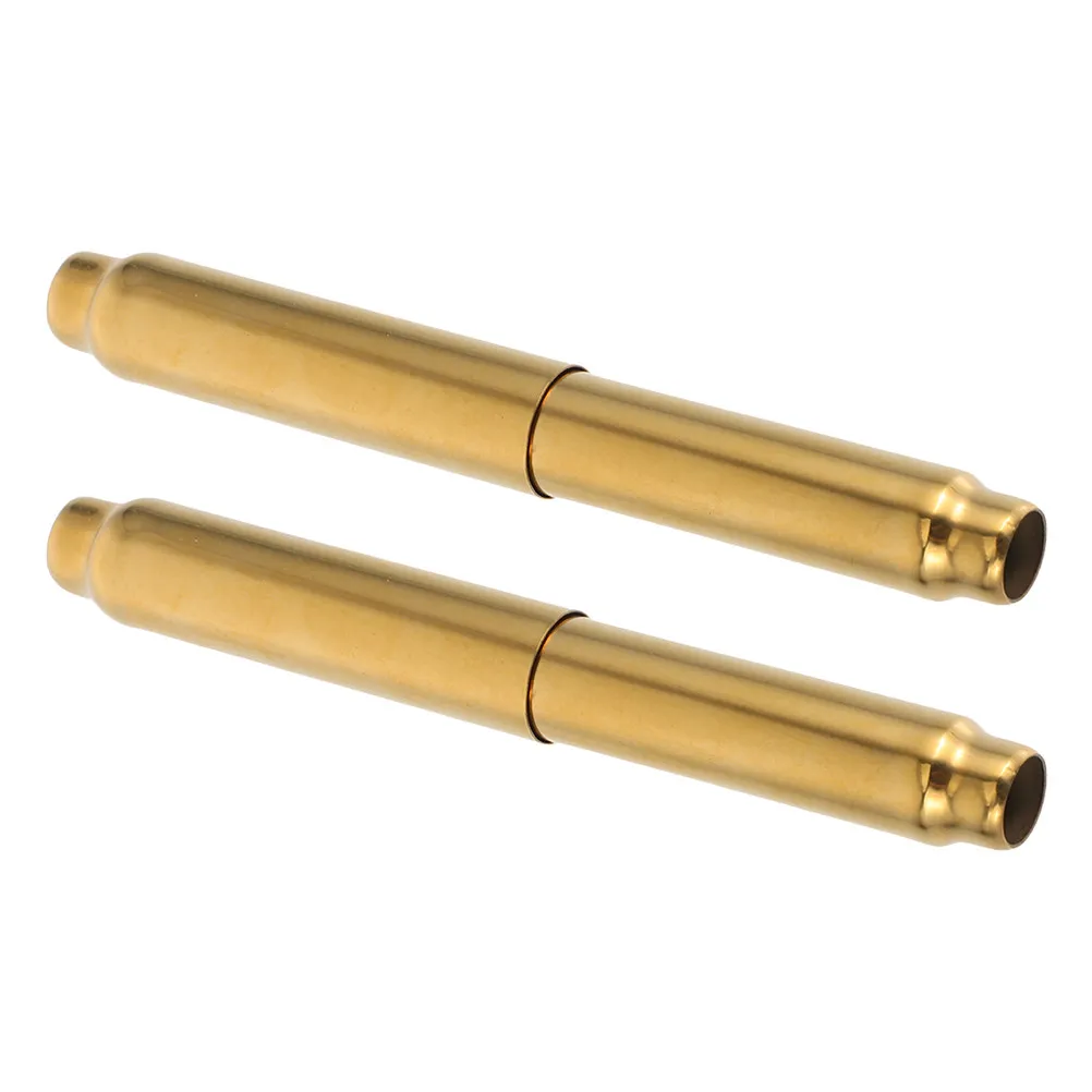 2Pcs Toilet Roll Spring Rod Stainless Steel Adjustable Telescopic Design Easy Installation Replacement Paper Roll Holder