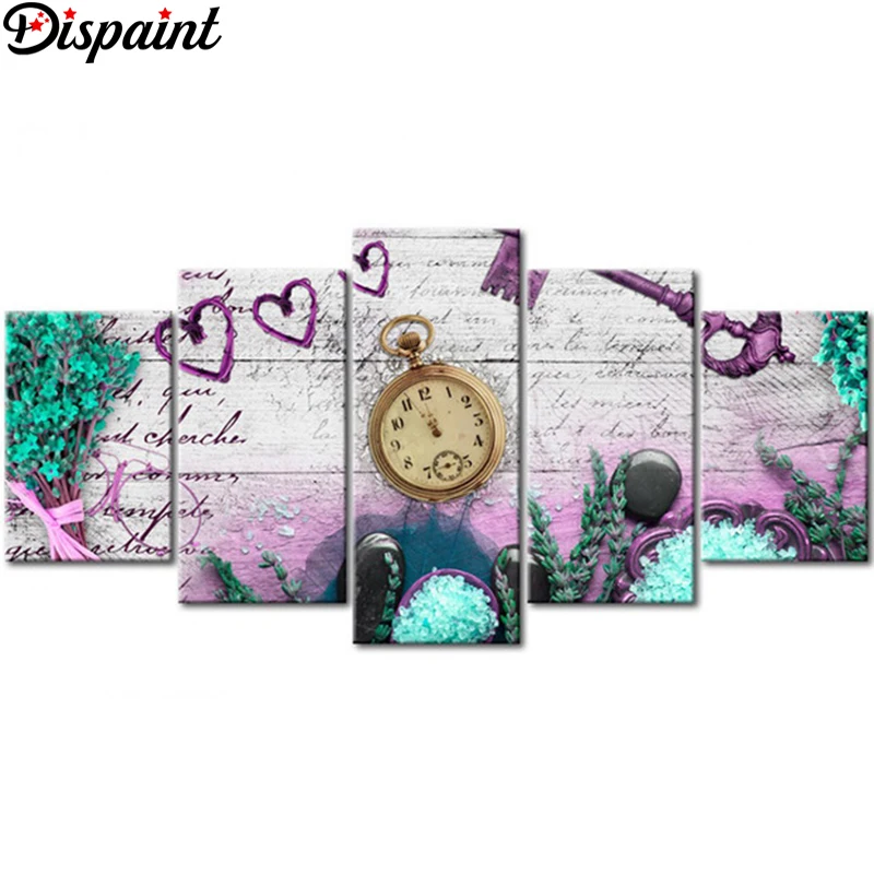 

Dispaint 5 шт. полная квадратная/круглая дрель 5D DIY алмазная живопись "домашний сладкий дом" многообразная комбинированная вышивка 5D подарок