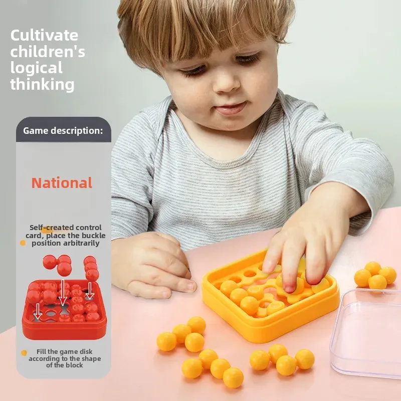 ألعاب الهرم الذكية متعددة الاستخدامات الخرز السحري المنطقي التفكير تدريب الأطفال الهدايا التعليمية حل المشكلات الإبداعية #3
