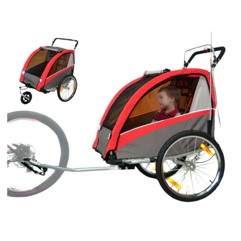 Outdoor baby walking artifact, double steel pipe shock-absorbing bicycle, travel daily, parent-child outdoor