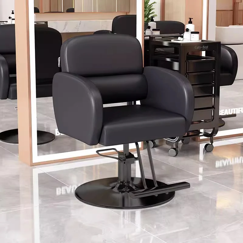 

Classic Fashion Barber Chairs Beauty Exquisite Nordic Premium Salon Chairs Trendy Simple Bancos Con Ruedas Salon Furniture