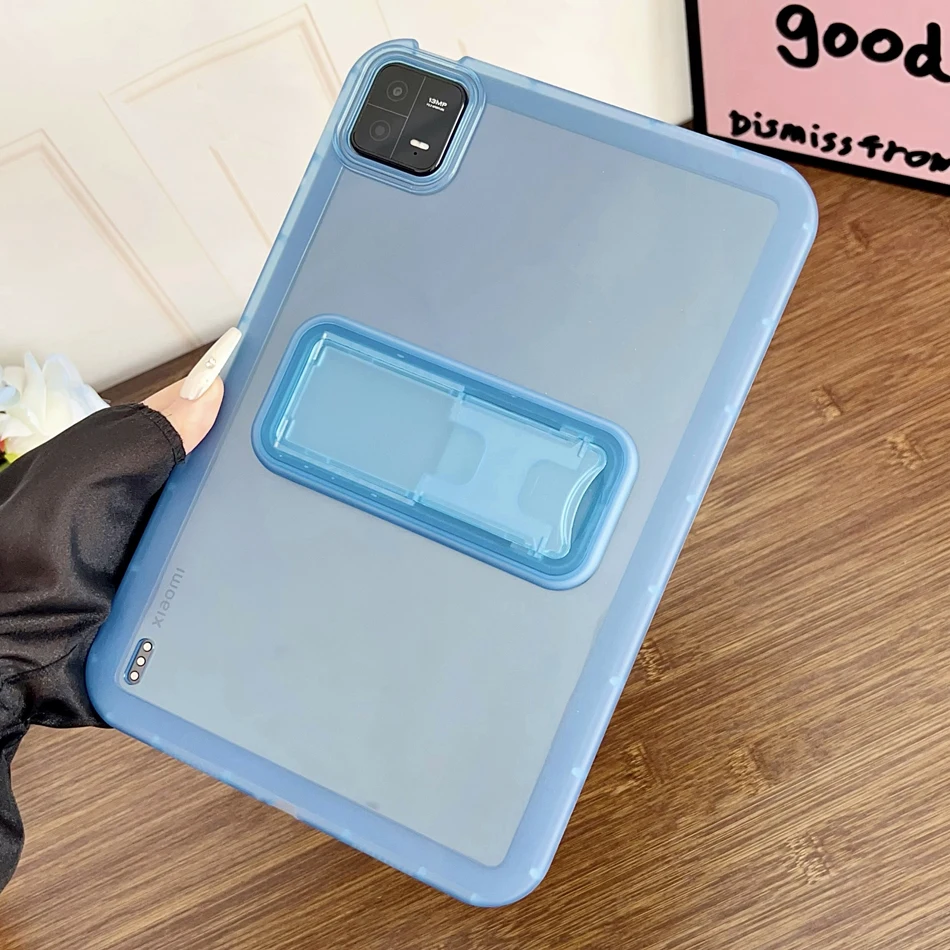 For Xiaomi MI Pad Transparent Stand Case 8 7 6 5 Pro 6S Clear Tablet Case Cover Redmi K Mini Pad 2 SE 11 8.7 12.4 2025 Kickstand