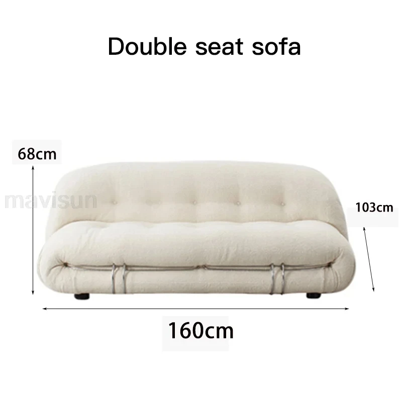 Postmodernistyczna Sofa hipopotama z połowy wieku klasyczna elegancka duża designerska kanapa na zamówienie Divano Letto Home Furnitur