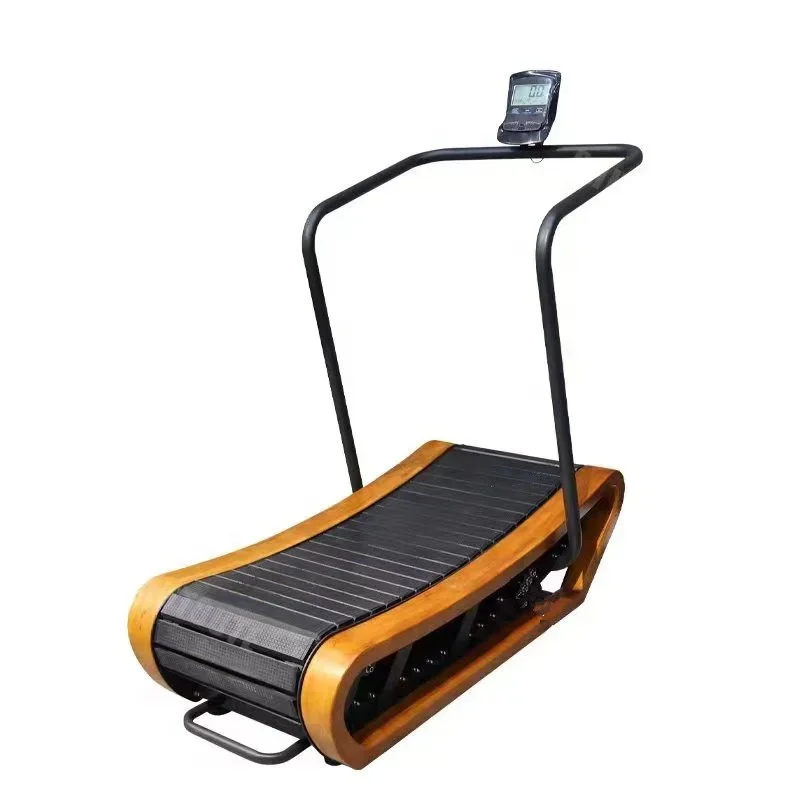 Home Use Wholesale Wood Air Runner Curved Treadmill