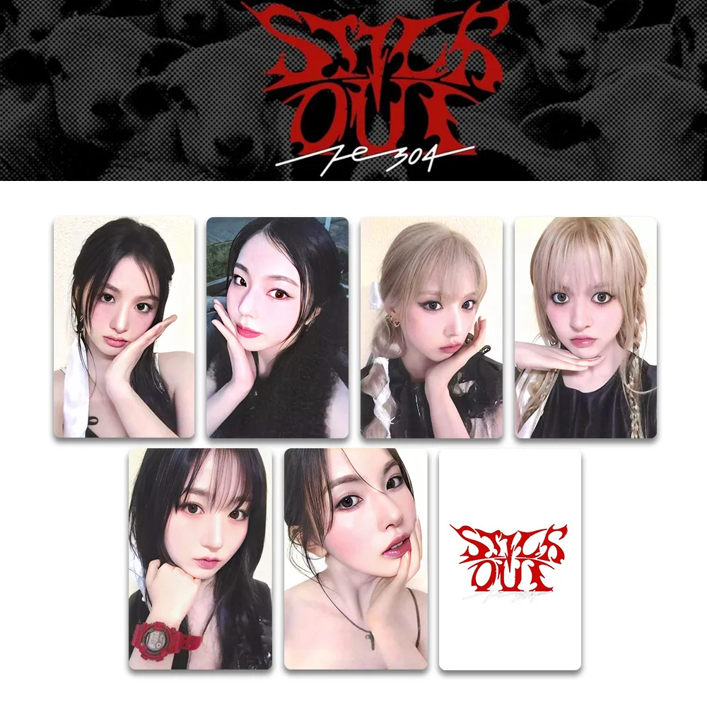 Imagem -04 - Coleção de Cartões Nmixx Lomo Novo Álbum Fe3o4 Segure hd Photocards Kyujin Jiwoo Bae Aquoso Leiyun Presentes Peças por Conjunto