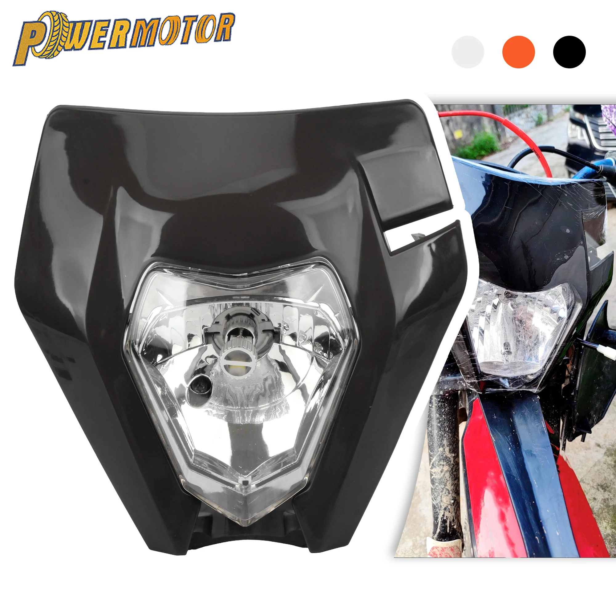 

Enduro Motorcycle Headlight Fairing for KTM EXC EXCF SX XC XCF 125 To 450 DirtBike Motocross Supermoto Headlamp Modified Parts