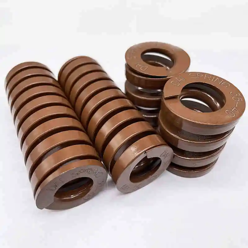 1PCS Mould Die Spring Outer Dia 8mm Inner Dia 4mm Brown Long Light Load Stamping Compression Mould Die Spring Length 20-100mm