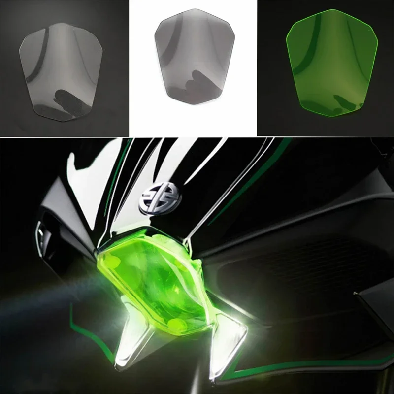 Motorcycle Accessories parts Headlight Guard Head light Shield Screen Lens Cover For KASAWAKI H2 H2R 2015 2016 2017 2018 2019