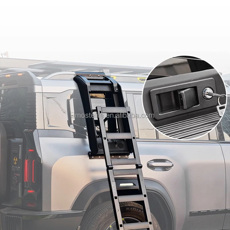 

STLF 2025 New Arrival Upgrade Accessories Aluminum Foldable Side Ladder for Jetour T2 Traveller Accessories