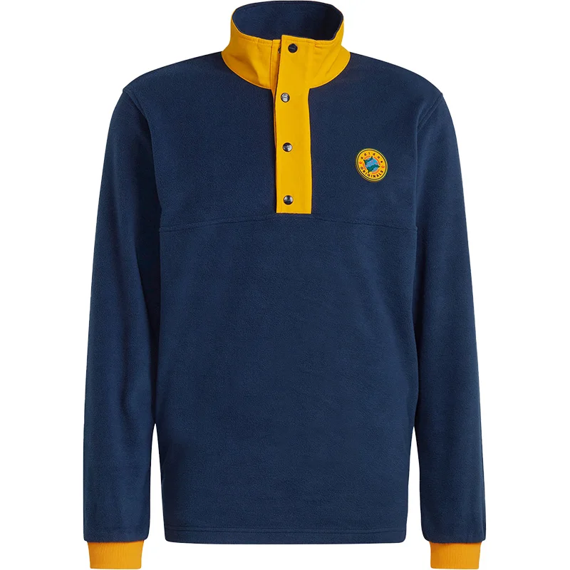 Adidas Official Genuine Three Stripes Autumn/Winter New Men's Fleece-Lined Sport Sweatshirt II8482