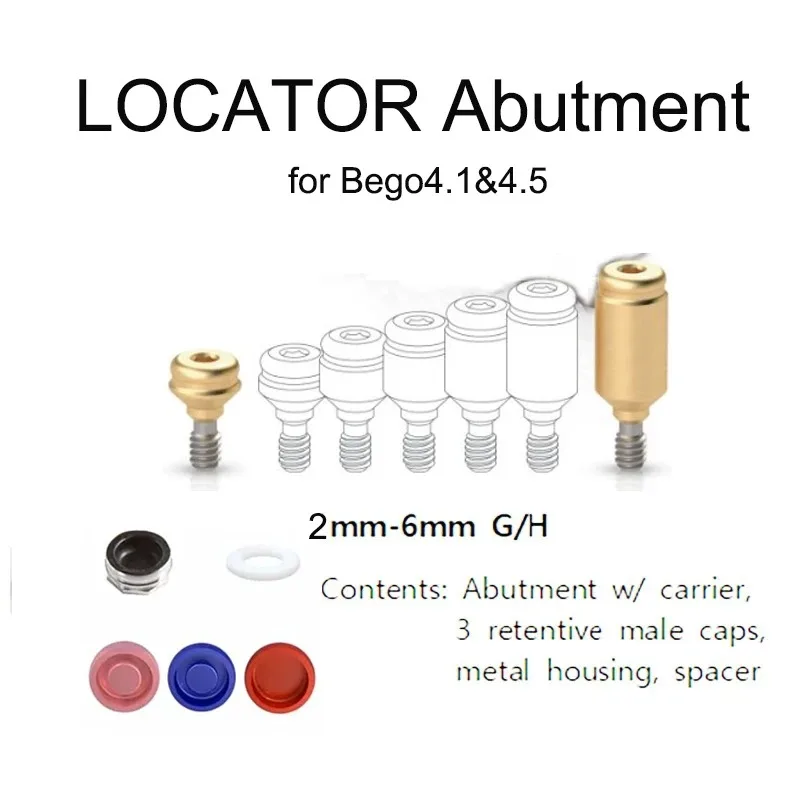 

Overdenture Attachment Mini Kit fitting with BEGO Internal Hex Implant accessories