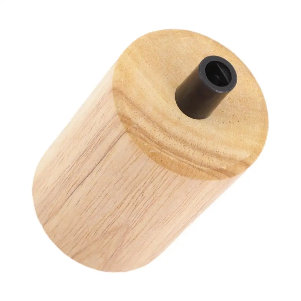 

2Pcs Wooden Lamp Base E27 Light Socket Bulb Holder for Bedroom Cafe Dining Room Stylish Lamp Parts Ceiling Light Base