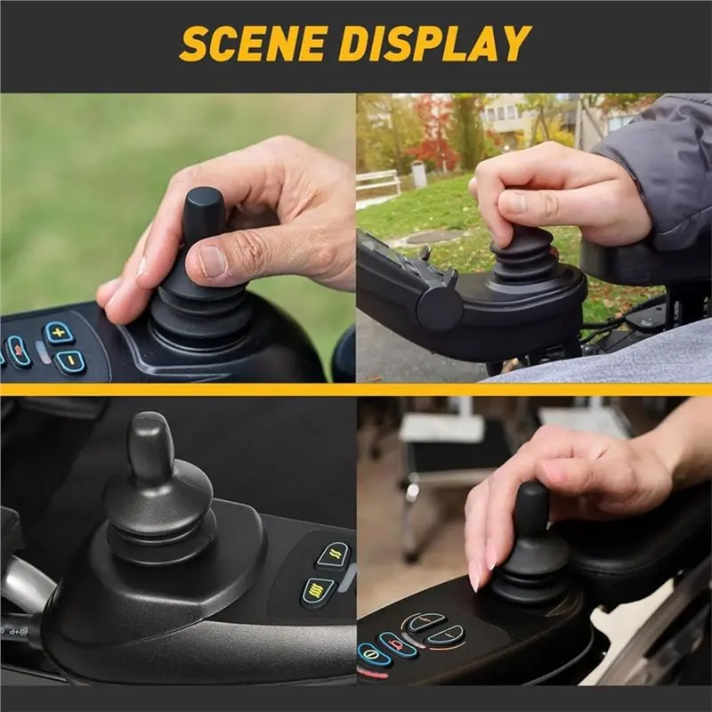 A27U Upgraded 8 Pcs Wheelchair Joystick Button Cap Joystick Controller Knob Button Cover For Electric Mobility Wheelchair