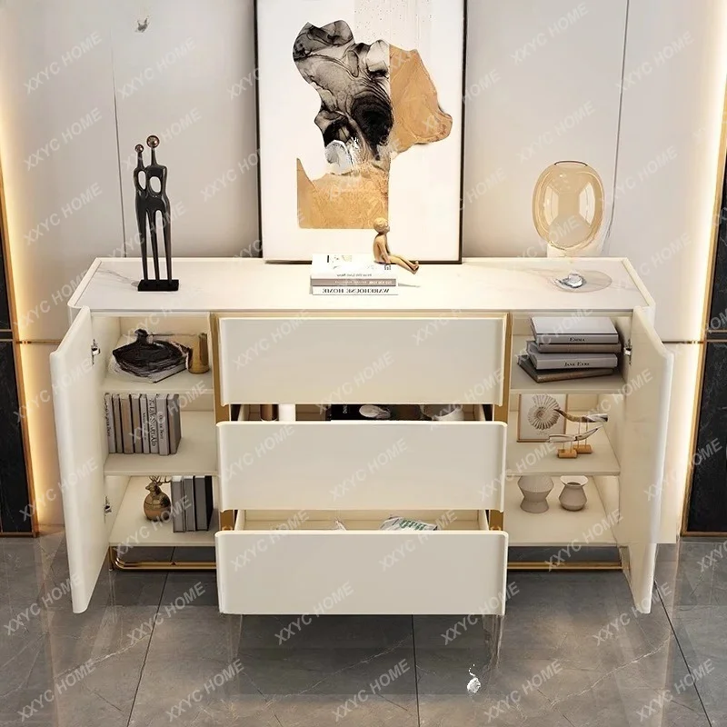 

Modern simple entry door, living room light luxury side cabinet, bedroom storage cabinet FT