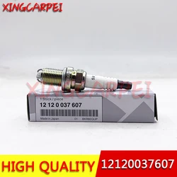 New 6pcs 12120037607 BKR6EQUP Platium Spark Plug For BMW E46 E39 E83 E36 E63 E53 M54 M62 Z3 320 528 E38 E65 E34 BKR6EQUP