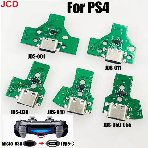 JCD nouveauté bricolage type-c Port de charge pour PS4 JDS 001 011 030 040 050 055 GamePad contrôleur chargeur carte remplacer les pièces