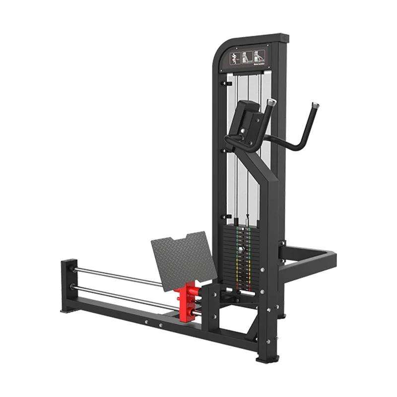 

Commercial Pin Loaded Leg Back Kick Gym Machine Standing Leg Press Hip Trainer