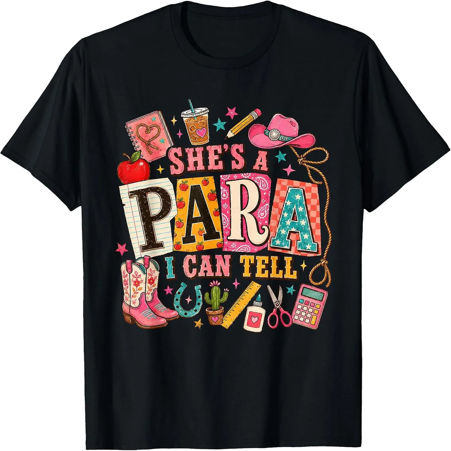 She's A para I Can Tell Western Paraprofessional Women T-Shirt