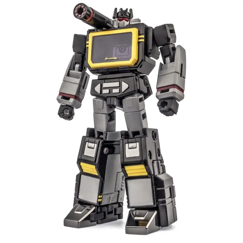 EN STOCK Transformation Newage H21 NA H21B Black Soundwave con cintas 10,5 cm Mini escala G1 figura de acción con caja