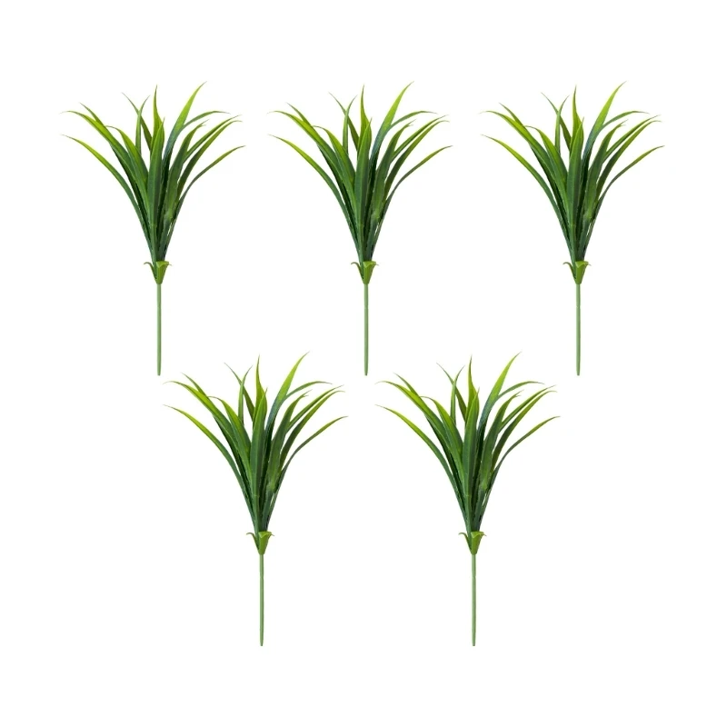 

Plastic Artificial Orchids Grass Stems Realistic Plant Party Wedding Decorations 15UB