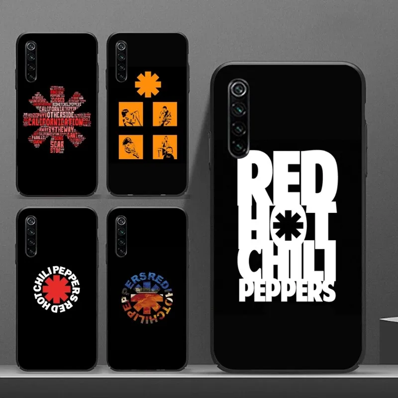 Red RHCP P-Peppers Phone Case for Realme GT 2 9i 8i 7i Pro X50 X2 C35 C21 C20 C11 C3 Black Soft Cover Funda Shell