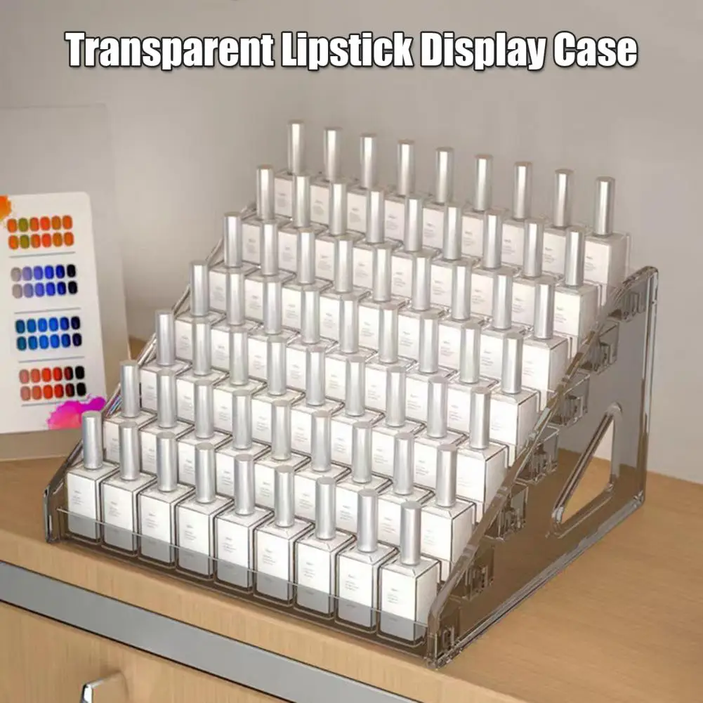 Nail Polish Organizer Display Rack Easy Installation Transparent Multi-layer Nail Polish Holder Sunglasses Organizer 전시함