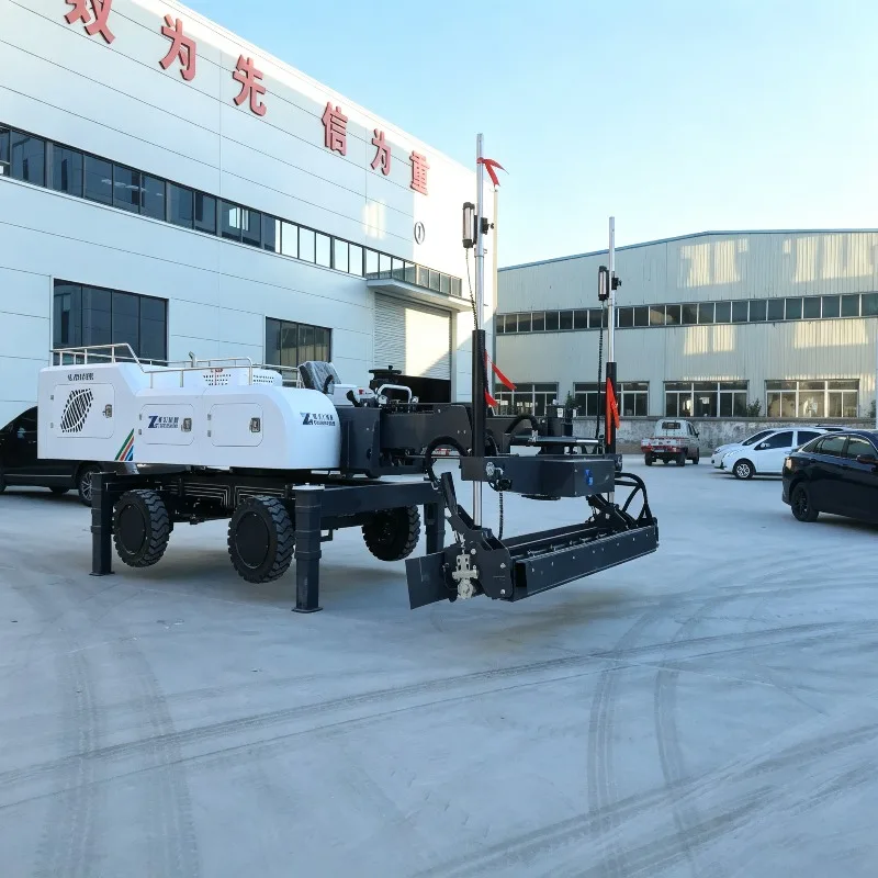 Great for Municipal Road Pavement Construction Work Laser Concrete Screed Automatic Leveling for Airport Aprons Customize