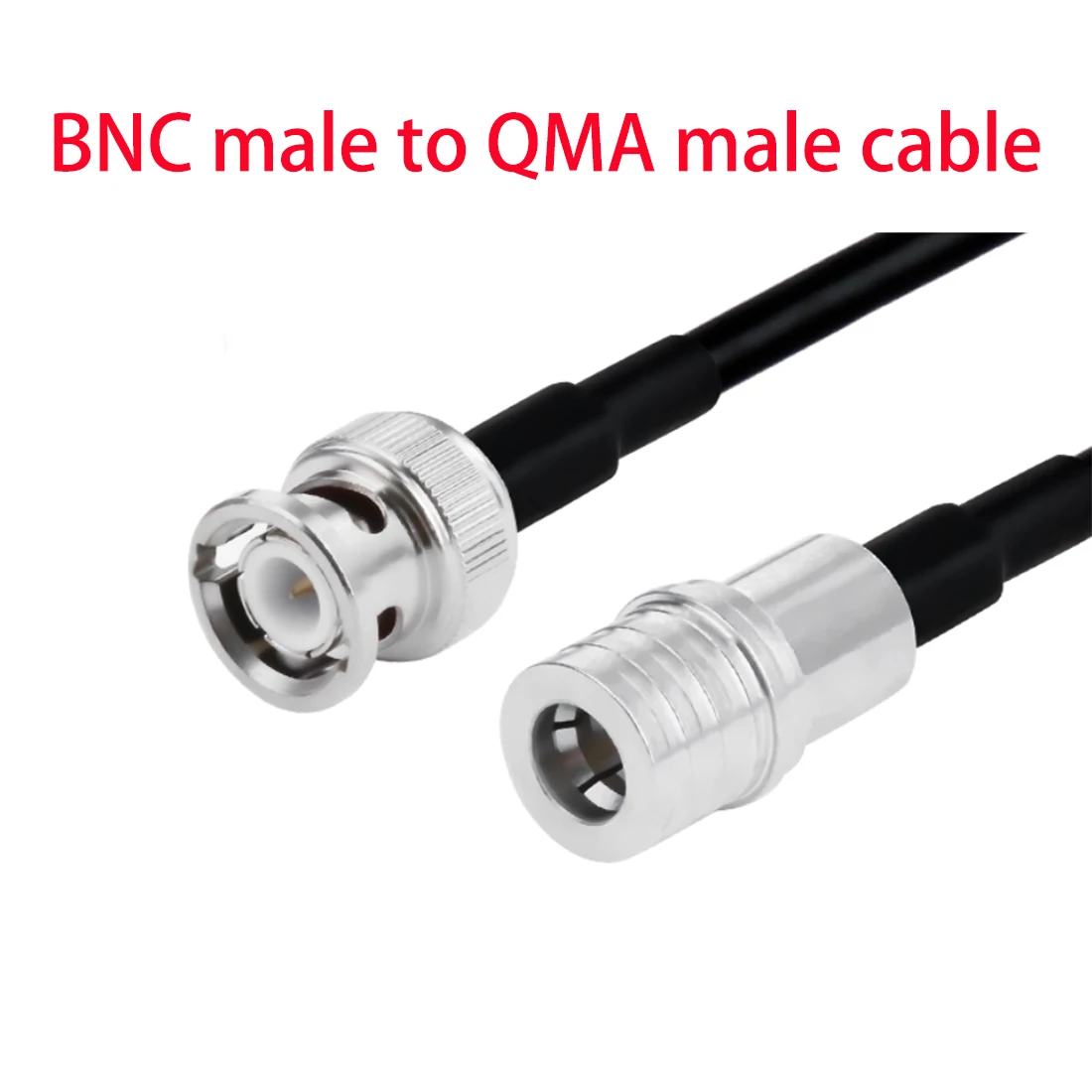 1pc BNC Male/ Female Bulkhead to QMA Plug/Jack RF Coax Cable Adapter RG58 30CM/50CM/100CM NEW