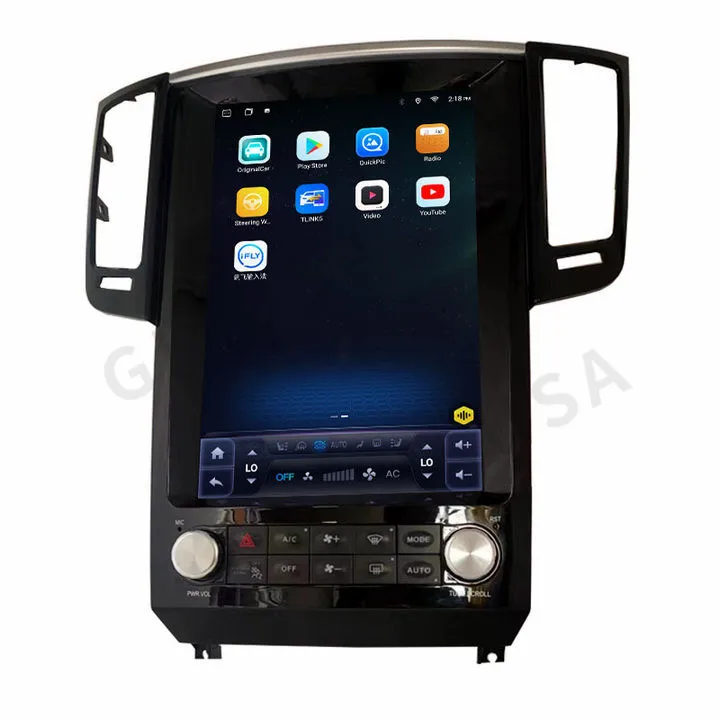 

Carplay Car Radio for Infiniti G25 G35 G37 2010-2013 Android11 Tesla Screen Qualcomm Multimedia Player Navigation 4G WIFI