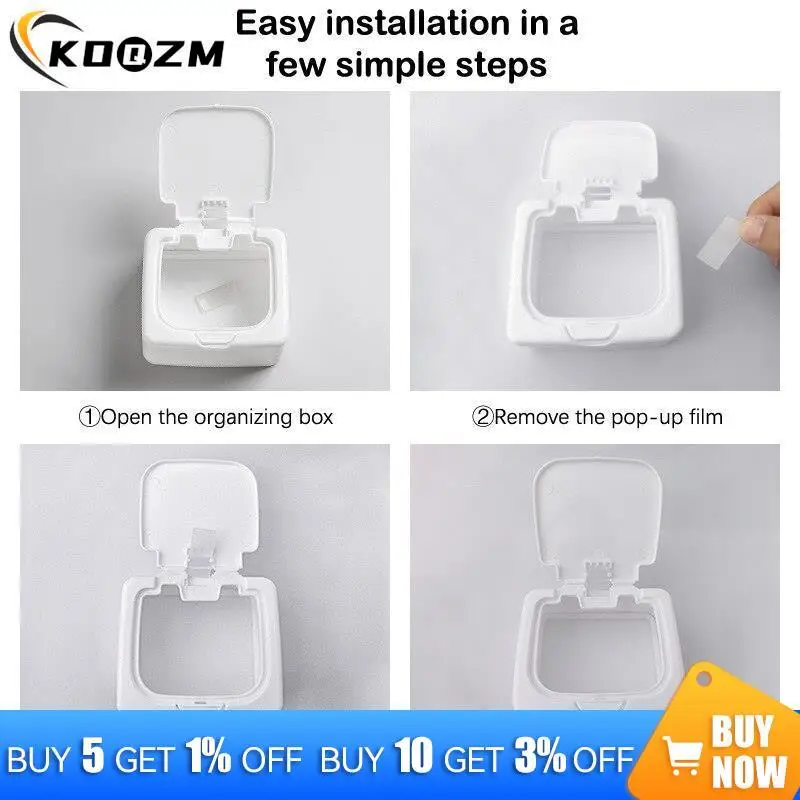 White Storage Box Desktop Organizer Large Capacity Postcards Stickers Box Subpackage Holder