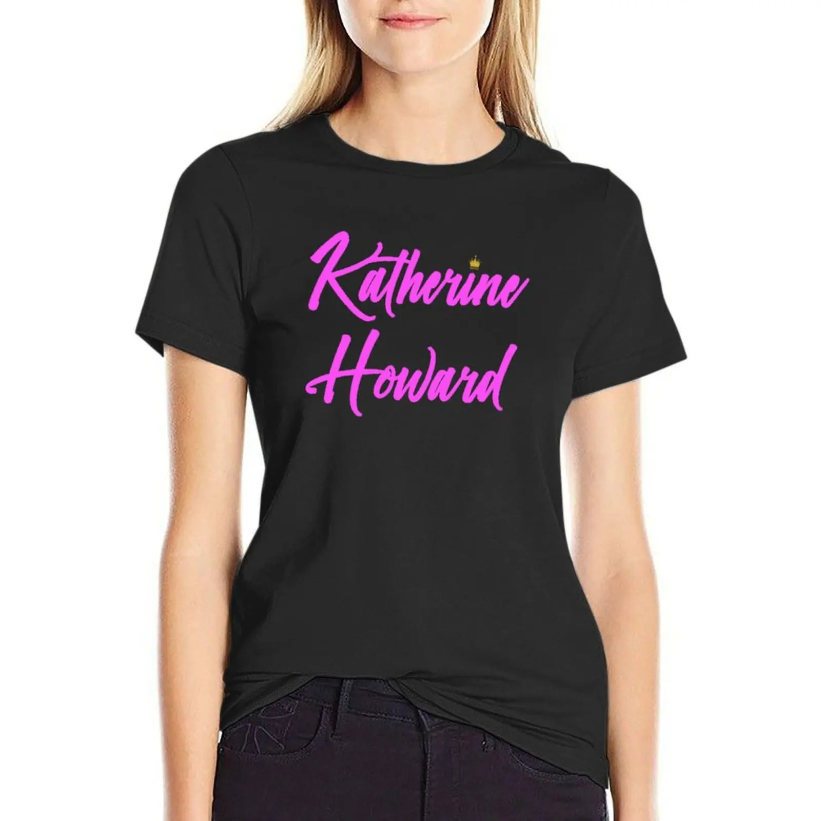 K Howard T-Shirt Blouse lady clothes korean Women's clothes