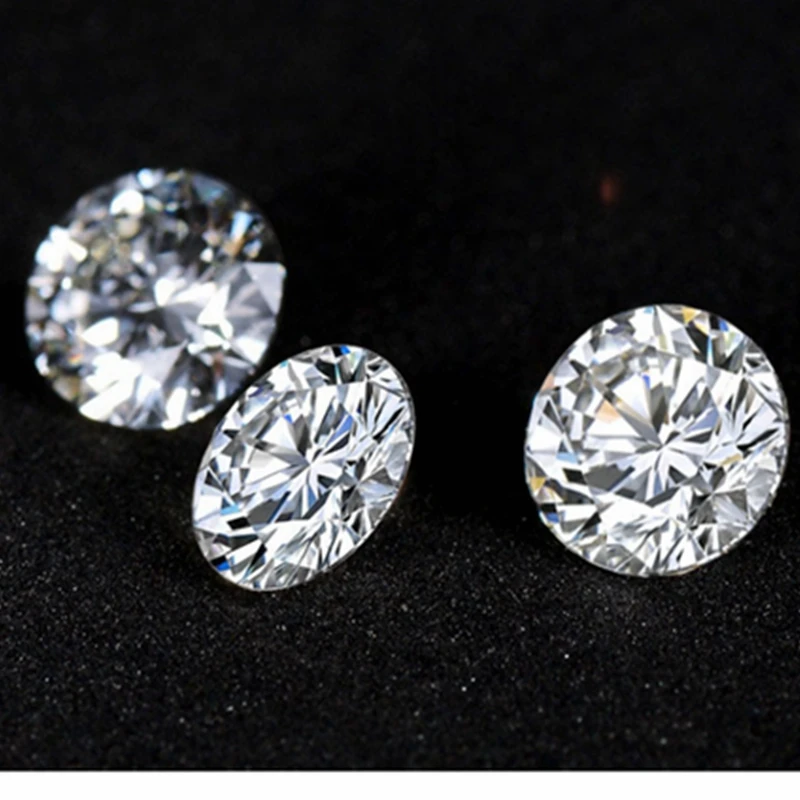 Großhandel 8,0 mm 2,0 ct AAAAA + echte D Farbe Rundschliff Moissanit Stein Labordiamant Lab Grown Edelsteine für Schmuck mit Bericht – Detail 4