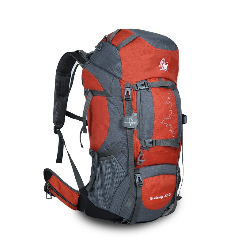 Camping Outdoor Backpack Mountaineering Bags 80+5L