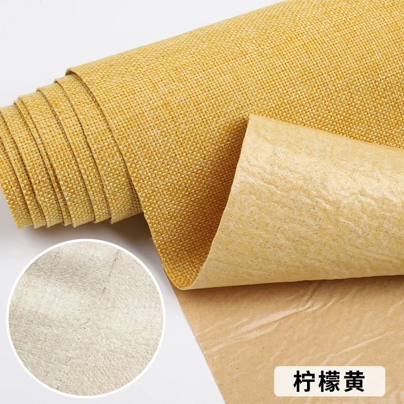 

Самоклеящаяся льняная ткань для поделок ручной работы, подарочная упаковка, ювелирный ящик, сумка-вкладыш, настенная декоративная ткань для ремонта дома