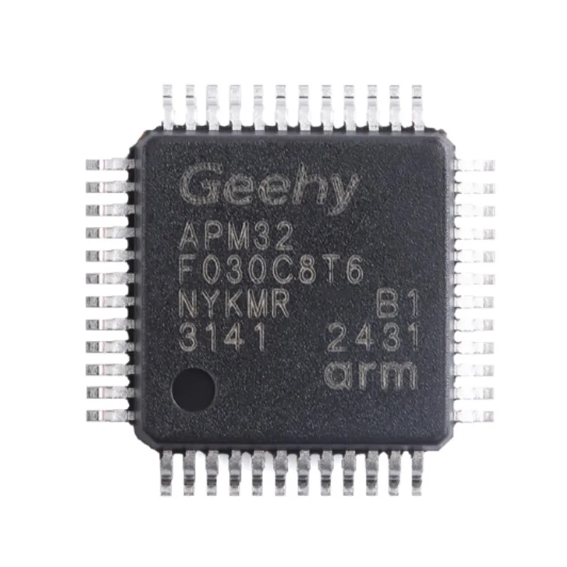 10Pcs New Original Apm32F030C8T6 Lqfp-48 Arm Cortex-M0 32-Bit Microcontroller-Mcu