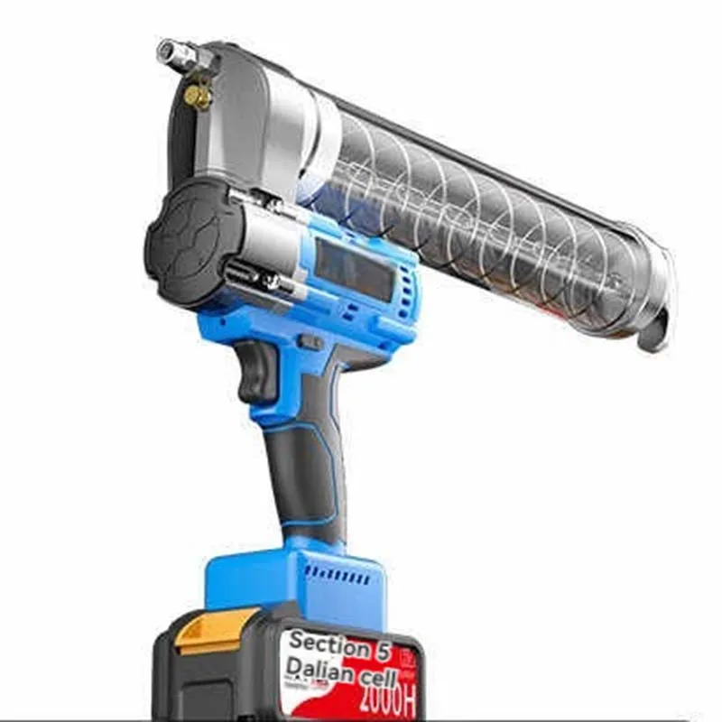 Il distributore di burro wireless senza spazzole con pistola per burro elettrica può essere utilizzato per proiettili di olio a botte/mezze in macchine edili