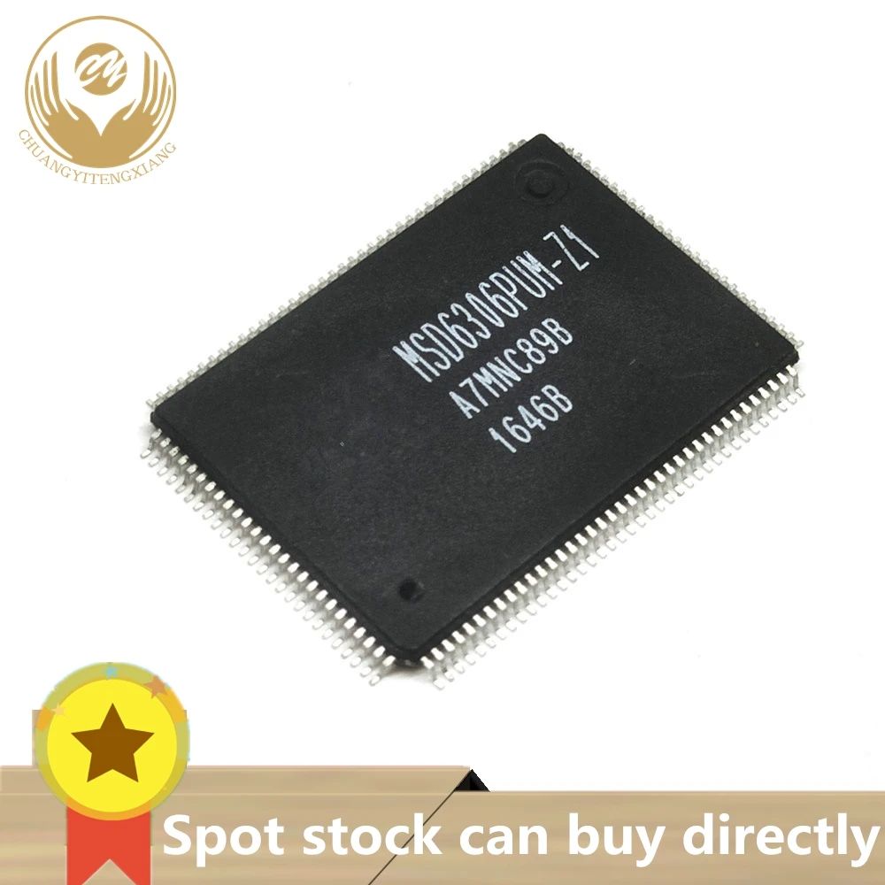 in stock 2PCS  MSD6306PUN  MSD6306  QFP Integrated circuits storage chips