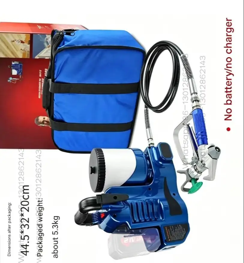 2026  NEW  High Voltage Airless Sprayer Electric Painting Sprayer Lithium Battery Charging Small Backpack Sprayer