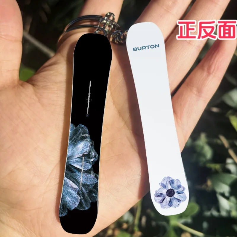 Creative Acrylic Snowboard Keychain Pendant