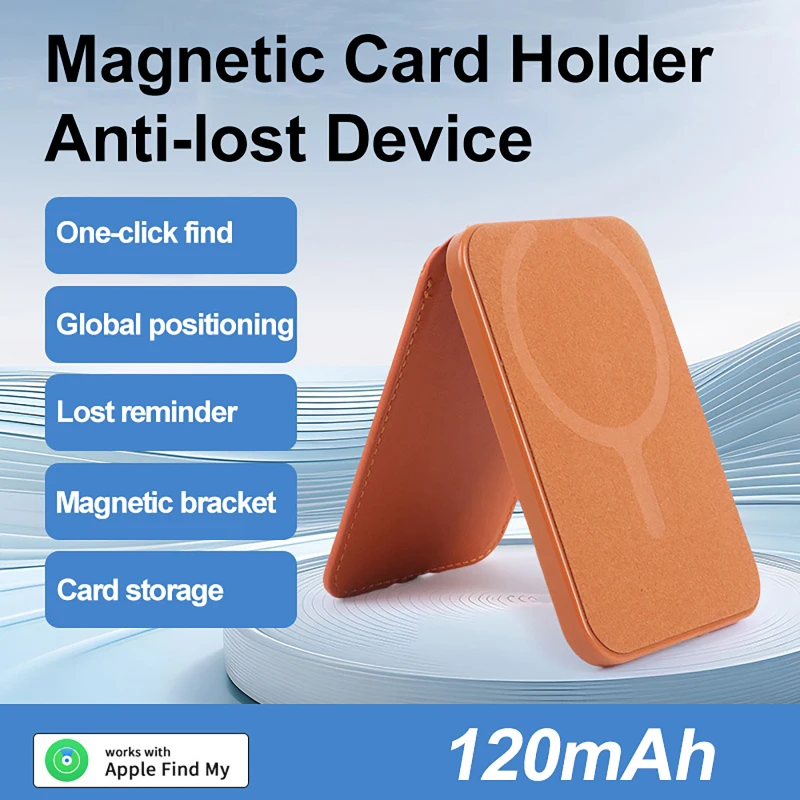 

Портативный кошелек с магнитной картой, анти-потерянное устройство, держатель для мобильного телефона, глобальное положение, Findmy Find Locator, совместимый с iPhone