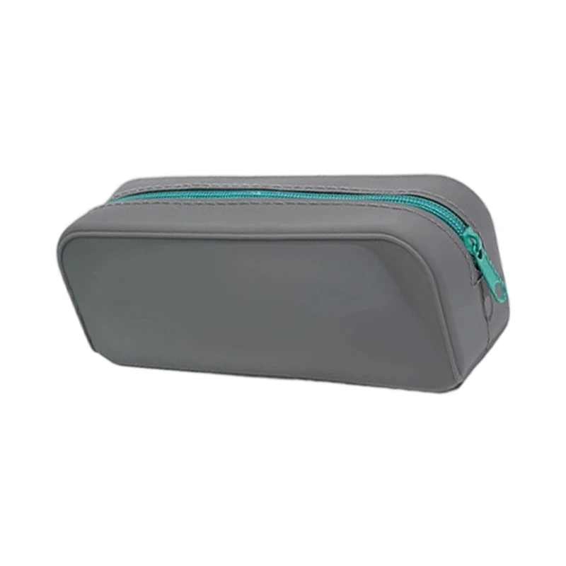 Multifunctional Pen Bag Zippered Silicone Pencil Case Large Capacity Waterproof Pencil Organiser Pouches For Student Kid