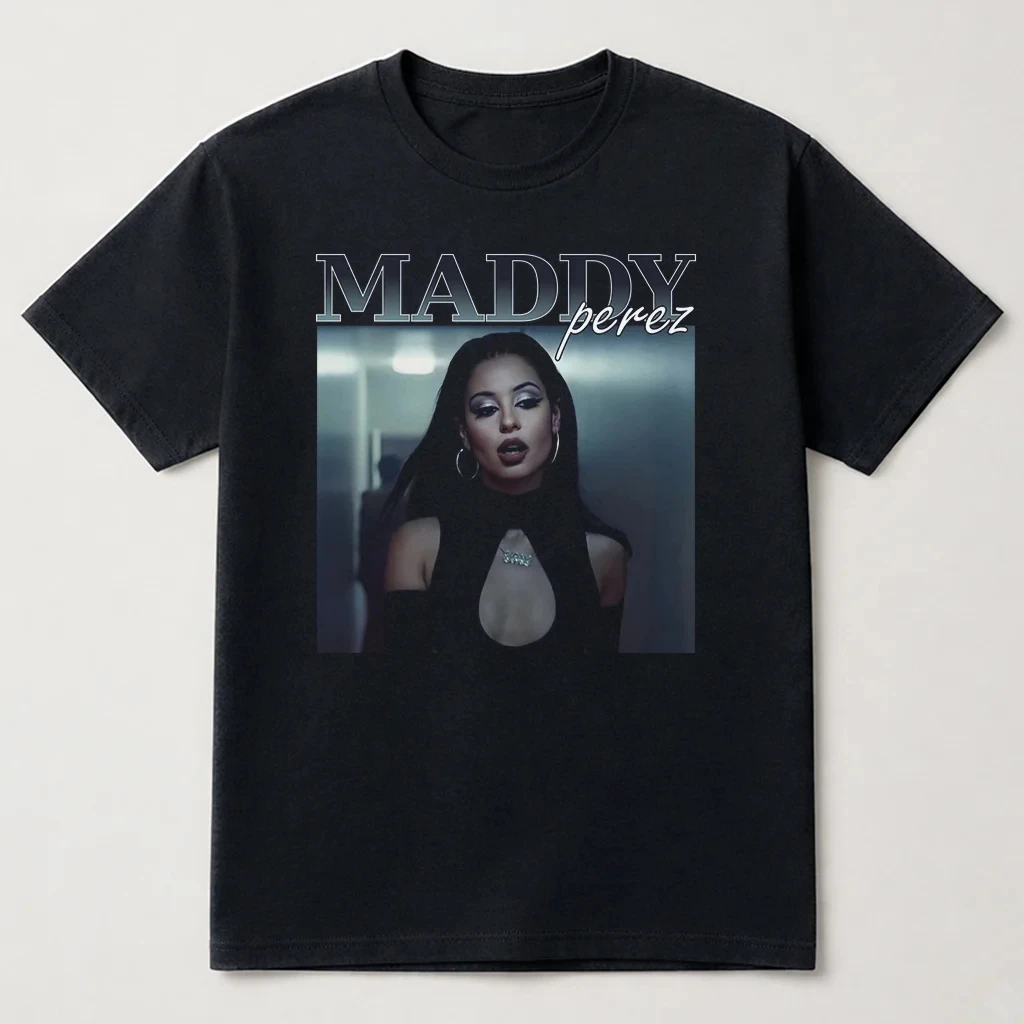 Camiseta unisex de algodón 100% con gráfico de la serie de drama Euphoria Maddy Perez, novedad de verano, moda Y2k, camiseta de manga corta para hombre, regalo para fanáticos, 2026