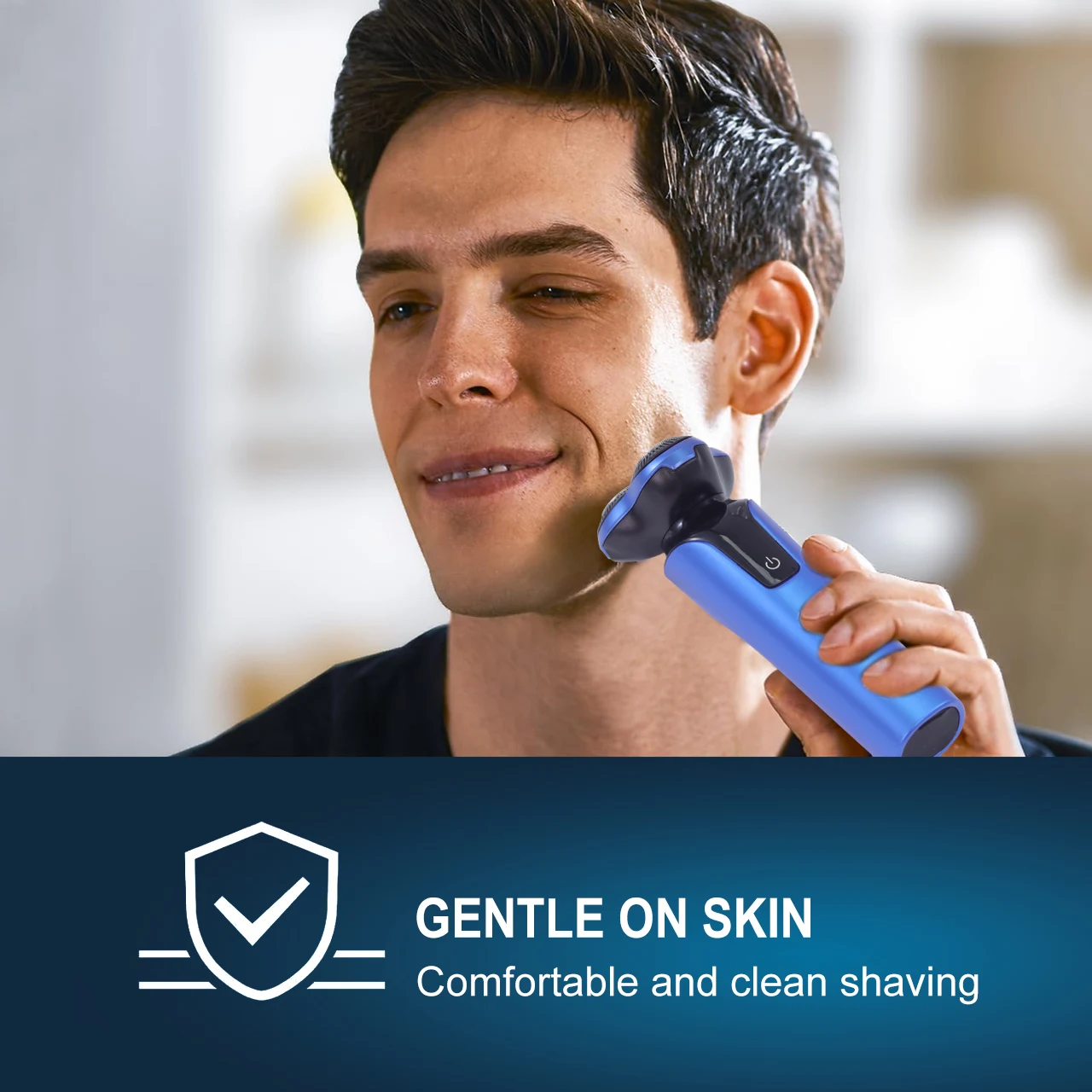 Electric Shaver for Men New 3-Blade Portable Professional Home Use Shaving Razor with Ergonomic Handle Ultra-Smooth Performance