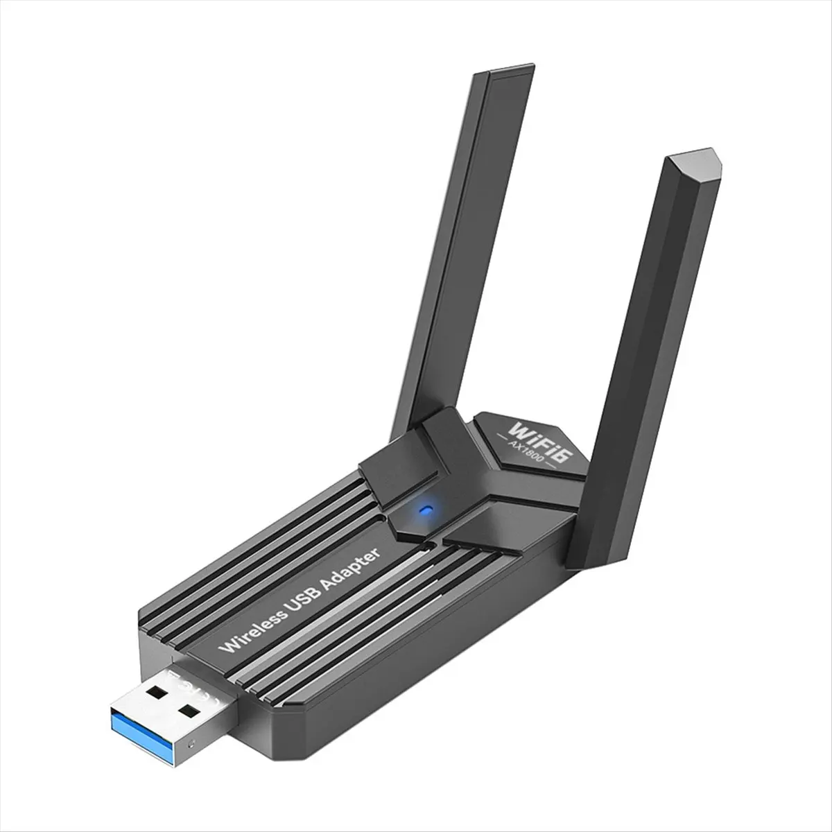 [VALUE PACK]1800Mbps WiFi 6 Adapter USB3.0 Dongle 2.4G/5G Dual-Band Network Wireless USB Adapter for Win10/11 Driver-Free