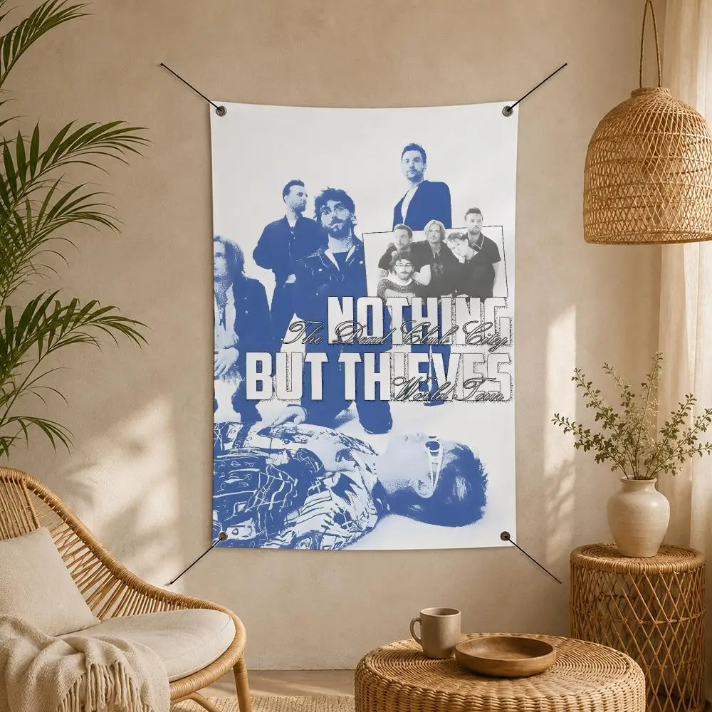Nothing But Thieves Flags Vertical For Bedroom Dorm Wall Garden Yard Porch Patio Home Party Decor