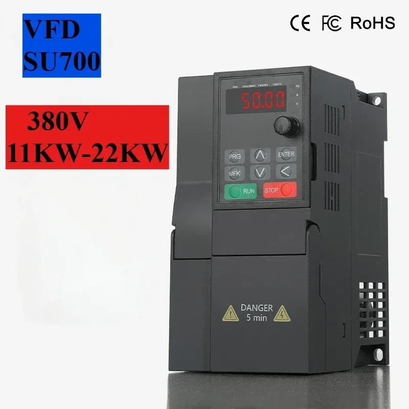 New VFD SU700 three-phase 380V universal high-performance variable frequency speed controller 11KW 15KW18.5KW 22KW popular model