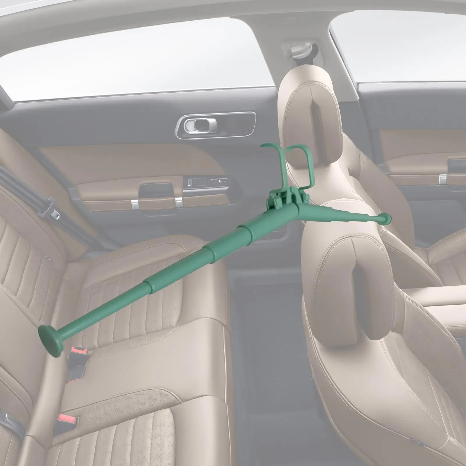 

Car Coat Hanger Auto Back Seat Headrest Hanger Multipurpose Retractable Foldable