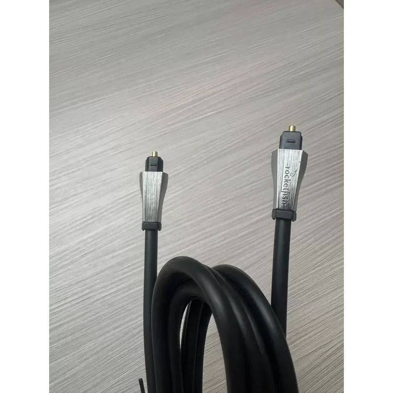 for Rocketfish Fiber Optic Audio Cable Square Interface Soft Wire Gold Plated Imported American Optical Digital Audio Cord