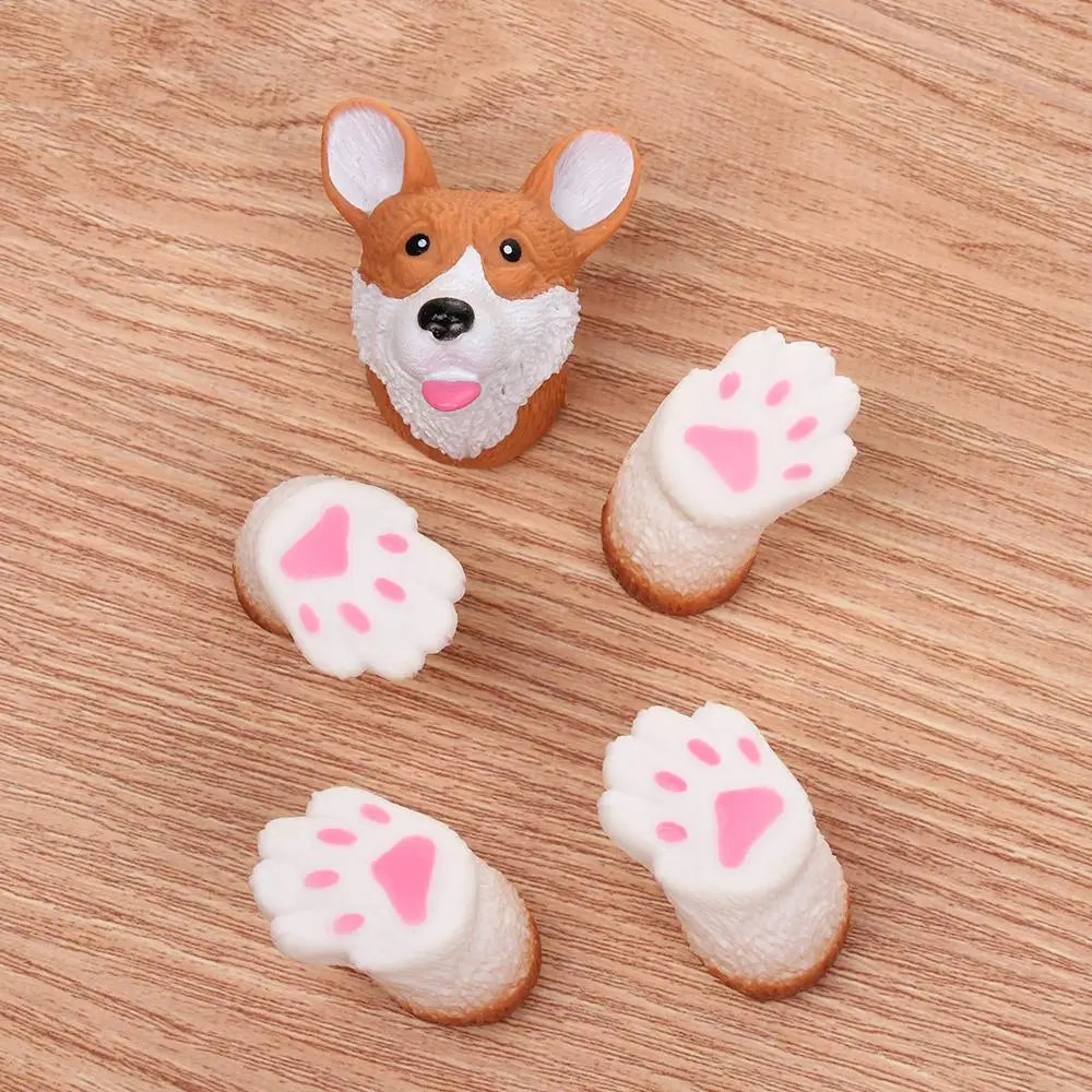 Dog Squirrel Cat Hand Puppet Props random combination Finger Dolls