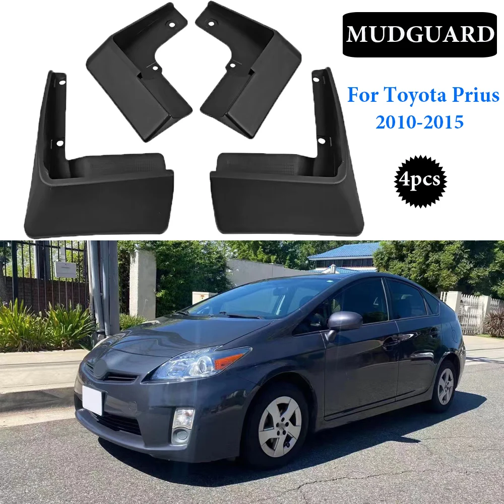 

New upgrade MudFlaps For Toyota Prius 3rd XW30 2010-2015 Mud Flaps Splash Guard Mudguards Front Rear Fender Car Accessories